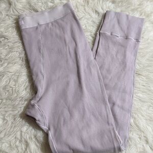 SKIMS RX Ribbed Lavender Purple Leggings Pants Thermal Pant Legging